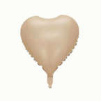 Balon foliowy serce cieliste 45cm
