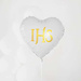 Balon foliowy serce Komunia Święta IHS 45cm