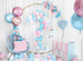 Balon foliowy Mom to be błękitny babyshower 35cm
