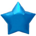 Balon foliowy w kształcie gwiazdy - niebieski - 22cm