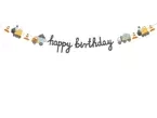 Baner papierowy Happy Birthday Budowa 2m