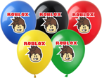 Balony lateksowe kolorowe Roblox 30cm 5szt