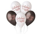 Balony lateksowe Gratulacje 33cm 5szt