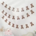 Girlanda papierowa Misiu brązowy 360cm