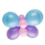 Balony lateksowe motylek pastelowy 10balonów