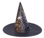 Kapelusz czarownicy na Halloween z nadrukiem