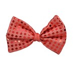 Muszka z cekinami czerwona