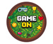 Talerzyki papierowe Game On 23cm 6szt