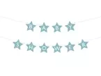 Baner papierowy Baby Shower błękitny 2,9m