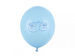 Balon błękitny Buciki urodziny Chrzciny 30cm 1szt