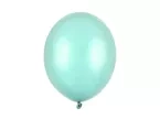 Balony lateksowe metaliczne miętowe 12 cali 10szt