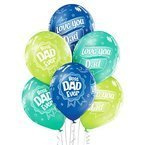 Balony lateksowe Dzień Ojca Best Dad Ever 5szt