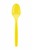 Łyźki plastikowe żółte 10szt