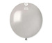 Balony lateksowe metaliczne srebrne 19cali 5szt