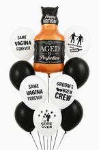 Bukiet balonowy na Kawalerski Whisky 10szt