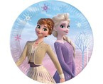 Talerzyki papierowe Księżniczki Frozen 23cm 8szt