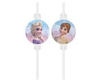 Słomki papierowe Frozen 4szt