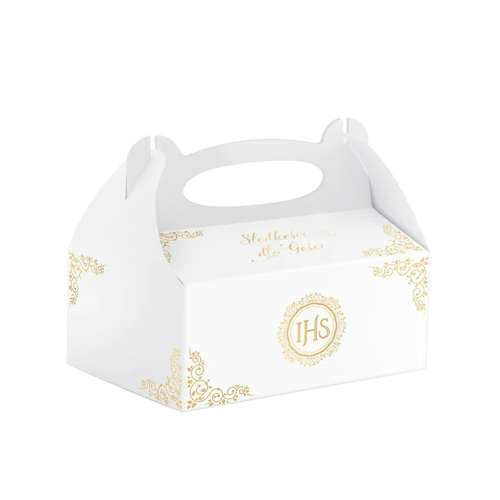 Ozdobne pudełko na ciasto IHS Komunia Święta 1szt