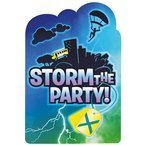 Zaproszenia urodzinowe Fortnite 8szt