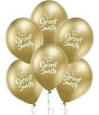 Balony lateksowe na Chrzest złote 30cm 5szt