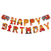 Baner urodzinowy Happy Birthday Straż pożarna 5m
