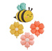Bukiet balonowy Pszczółka stokrotki 4szt