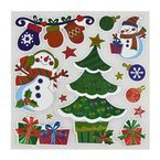 Naklejki holograficzne świąteczne Choinka