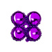 Balon foliowy konstrukcyjny purpurowy 41cm