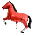 Balon foliowy Koń w galopie rudy 70x94cm