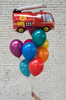 Balon foliowy Wóz strażacki czerwony 24cale 61cm