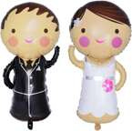 Balony foliowe Para Młoda duże 2szt