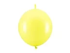 Balony lateksowe żółte z łącznikiem 28cm 20szt