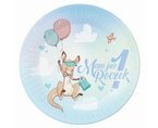 Talerzyki 1 urodziny roczek Kangurek 18cm 6szt