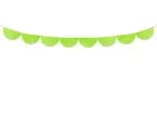Girlanda bibułowa zielona 3m