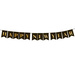 Baner czarny Happy New Year Sylwester 220cm