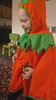 Strój dla dzieci Peleryna Dynia Halloween 92/104