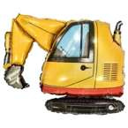 Balon foliowy Koparka żółta 65x70cm