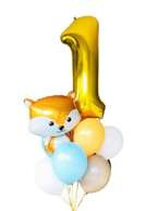 Bukiet balonowy Roczek Lisek 8szt balonów