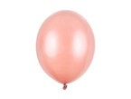 Balony metaliczne różowe złoto 30cm 10szt