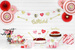 Girlanda papierowa Sweet Love 1,1 m