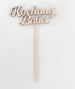 Topper drewniany na tort Kochanej Babci