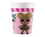 Kubeczki papierowe Lol Surprise 200ml 8szt