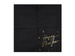 Serwetki Happy New Year czarne 33x33cm 20szt
