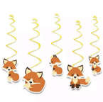 Świderki dekoracyjne rudy Lisek 5szt