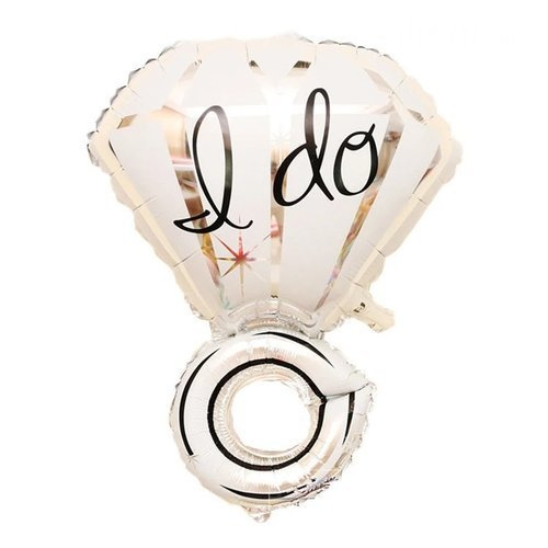 Balon foliowy pierścionek z diamentem 50x70cm
