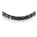 Girlanda party czarno srebrna 30cmx 200cm