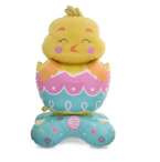 Balon foliowy wielkanocny Kurczaczek w pisance - stojący