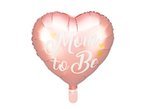 Balon foliowy  Mom to be różowy babyshower 35cm