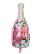 Balon foliowy butelka różowa Bride to be 93x48cm