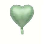 Balon foliowy serce pistacjowe satynowe 45cm